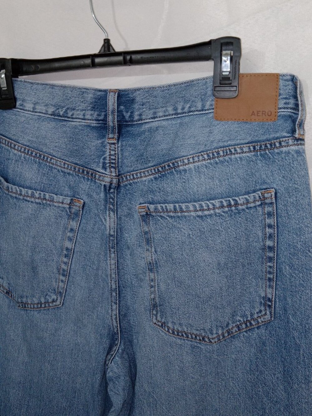 AEROPOSTALE 90s Baggy Jeans Women’s Size 10 Super High Rise Light Wash Denim - Picture 5 of 12